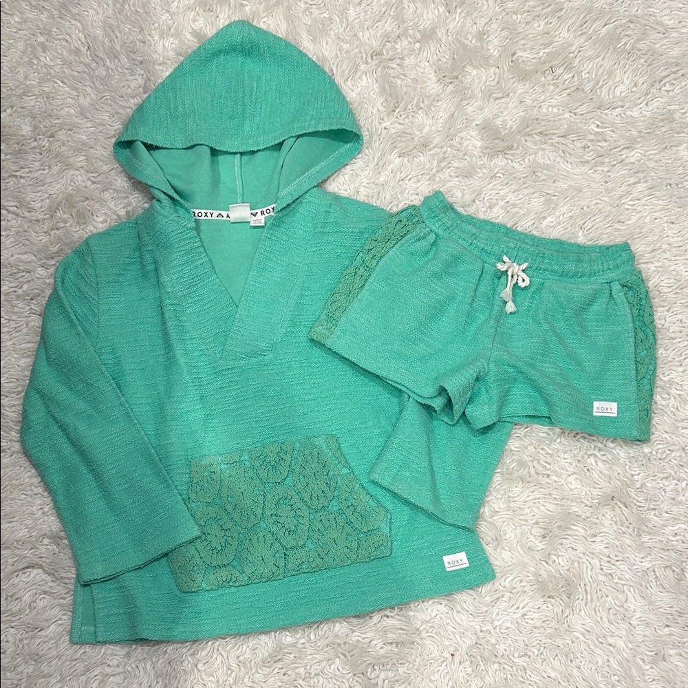 Roxy Girls Mint Green Apparel Set